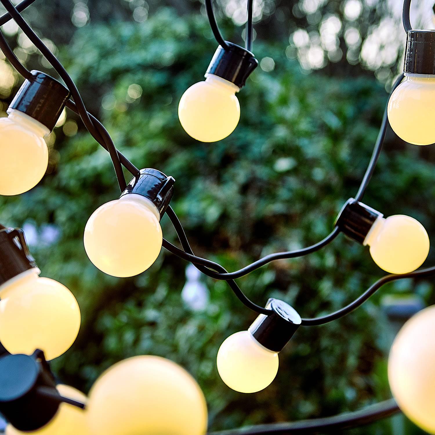 Outdoor-Lichterkette SUNSET Kupfer / Polyester Schwarz 2