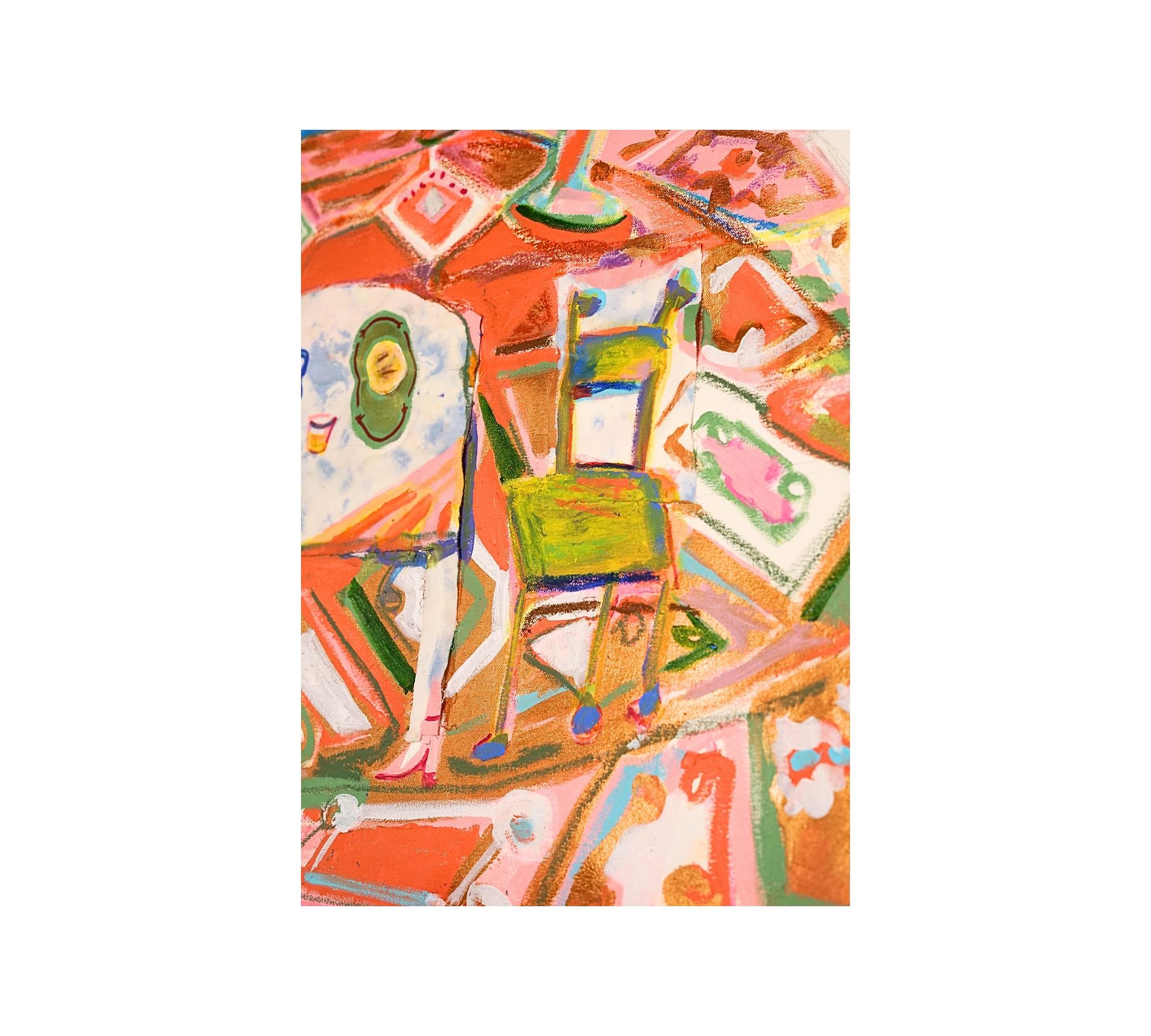Il Tavolo con arepa hallway Art printMulticolor 1