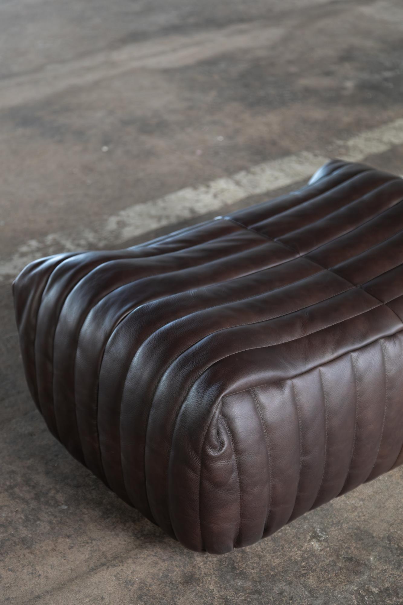 Togo Armchair Smooth Leather Folk Brown 2