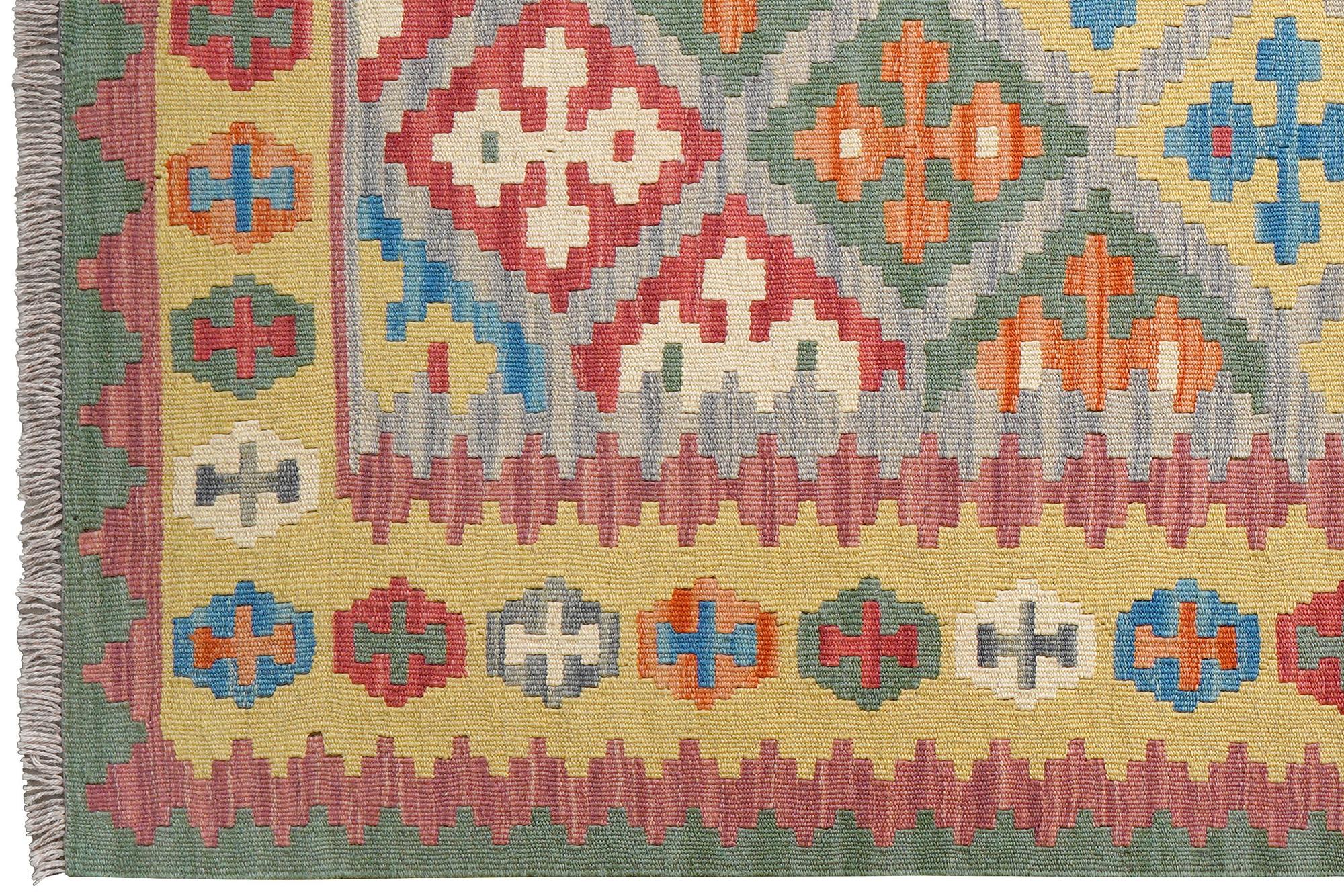 Kelim Gashgai Wool Multicolored 1