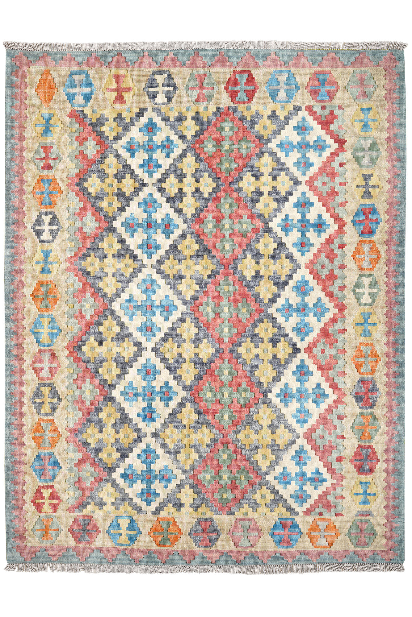 Kelim Gashgai Wool Multicolored 0