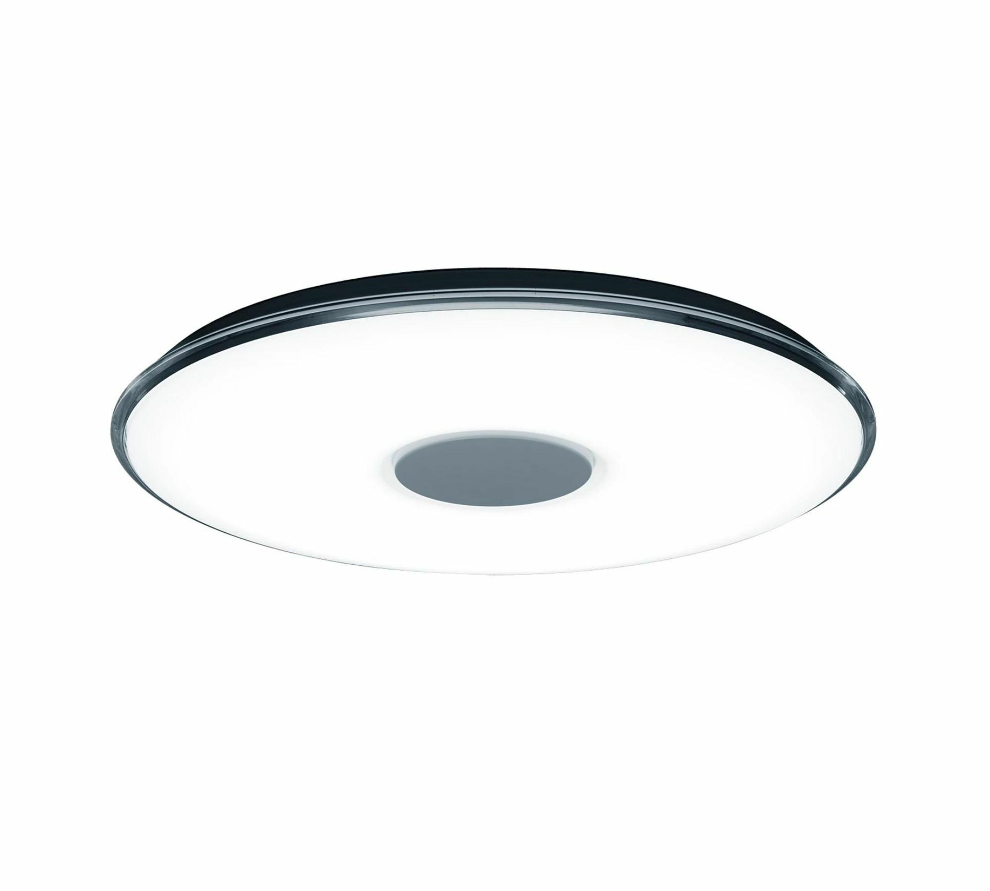 LED-Deckenleuchte 1-flammig Glas Kunststff Schwarz 1