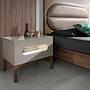 Nightstand Walnut Gray 2