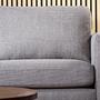 Sofa 3-Sitzer Chaiselongue Links Rechts Woven Grau 10