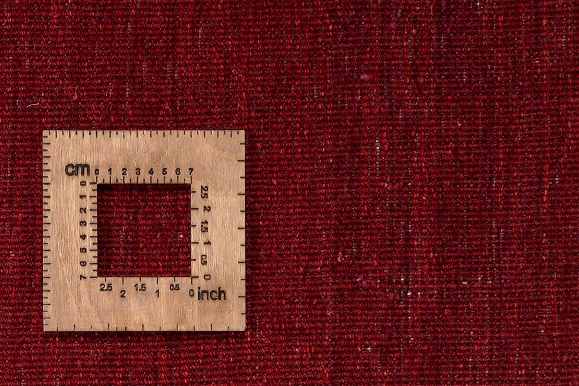 Rizbaf Gabbeh-Teppich Wolle Rot 6