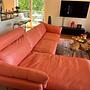 Corallao Ecksofa Leder Orange 3
