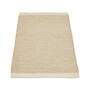 Teppich Wolle Baumwolle Creme 65 x 130 cm 2
