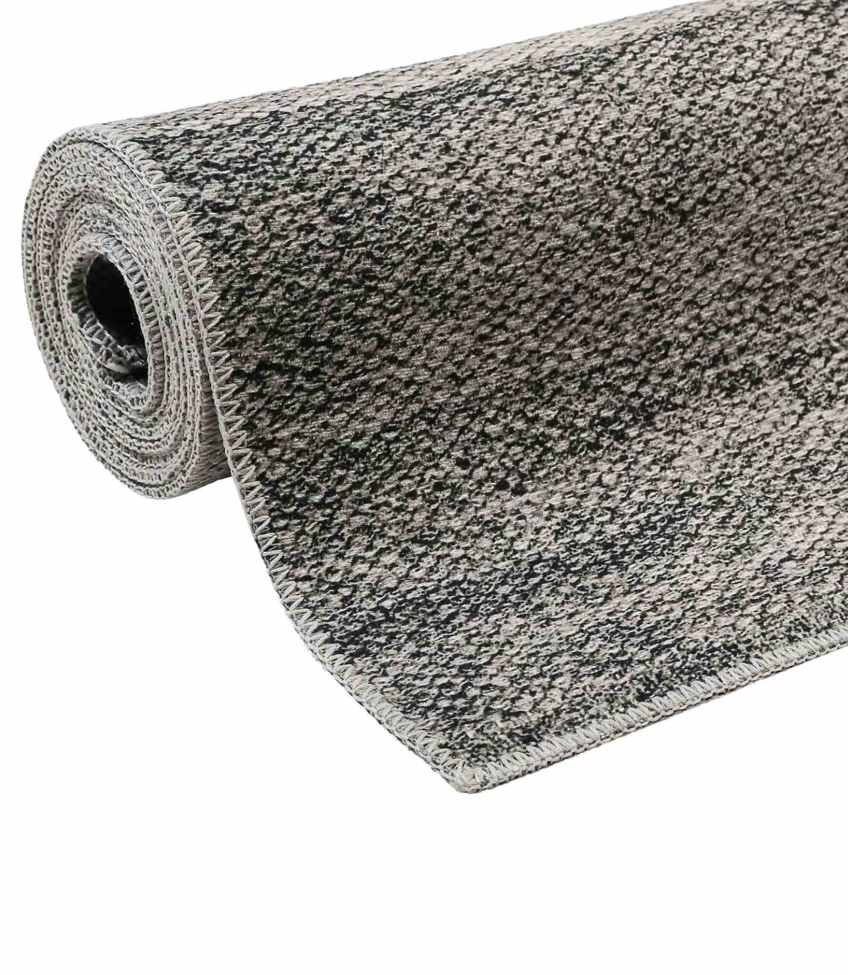 Kurzflorteppich Polyester Grau 120x170cm 3