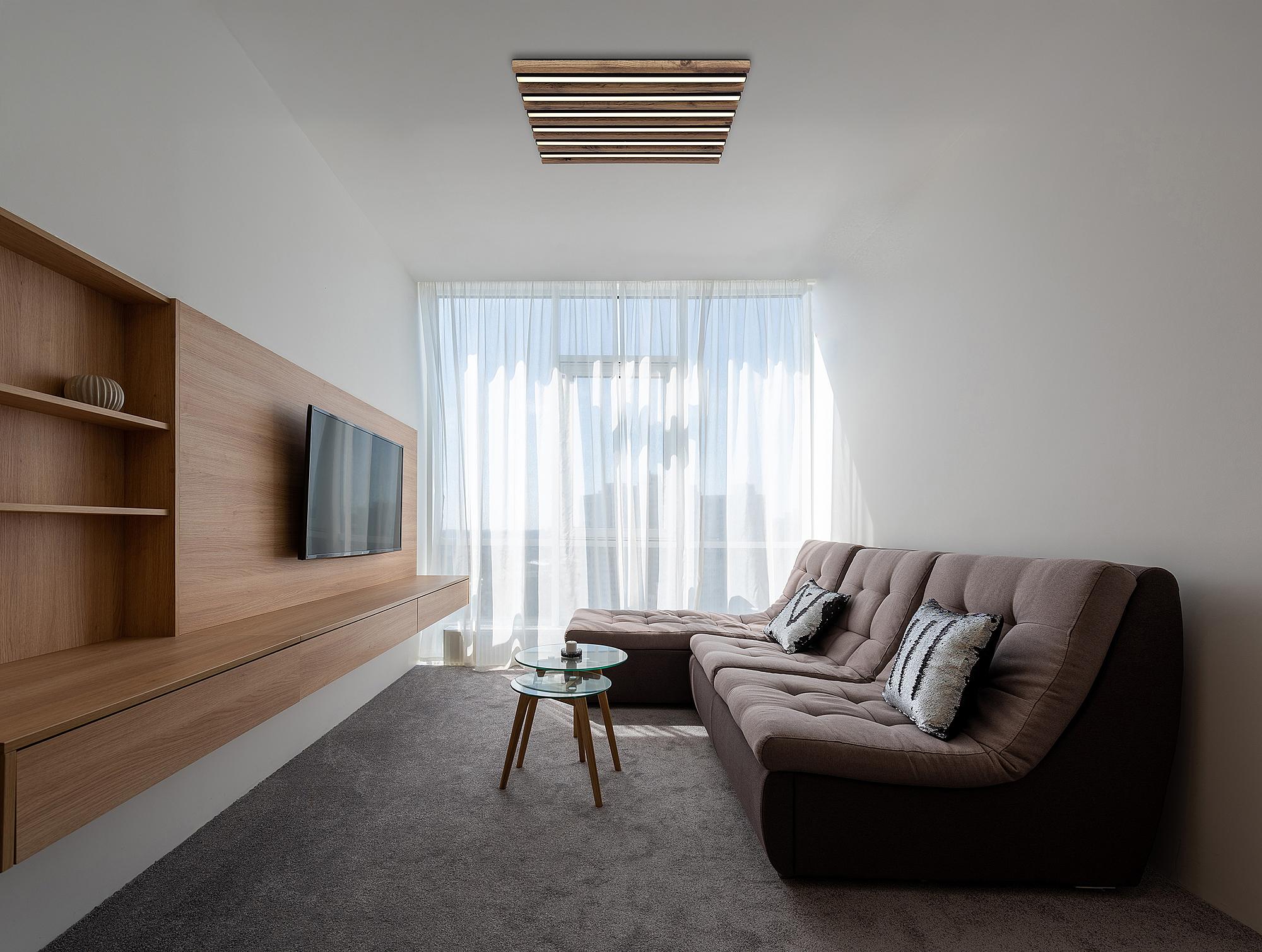 1-Light Hayden LED Ceiling Light Acrylic Glass Iron 2