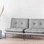 Martin Sofabed Schlafsofa 3-Sitzer Grau 1