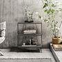 Lazandos Side Table Wood Veneer Anthracite 2