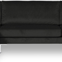 Portobello Sofa Récamiere Links Samt Metall Schwarz 1