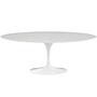 Knoll International Esstisch Oval Weiß 0