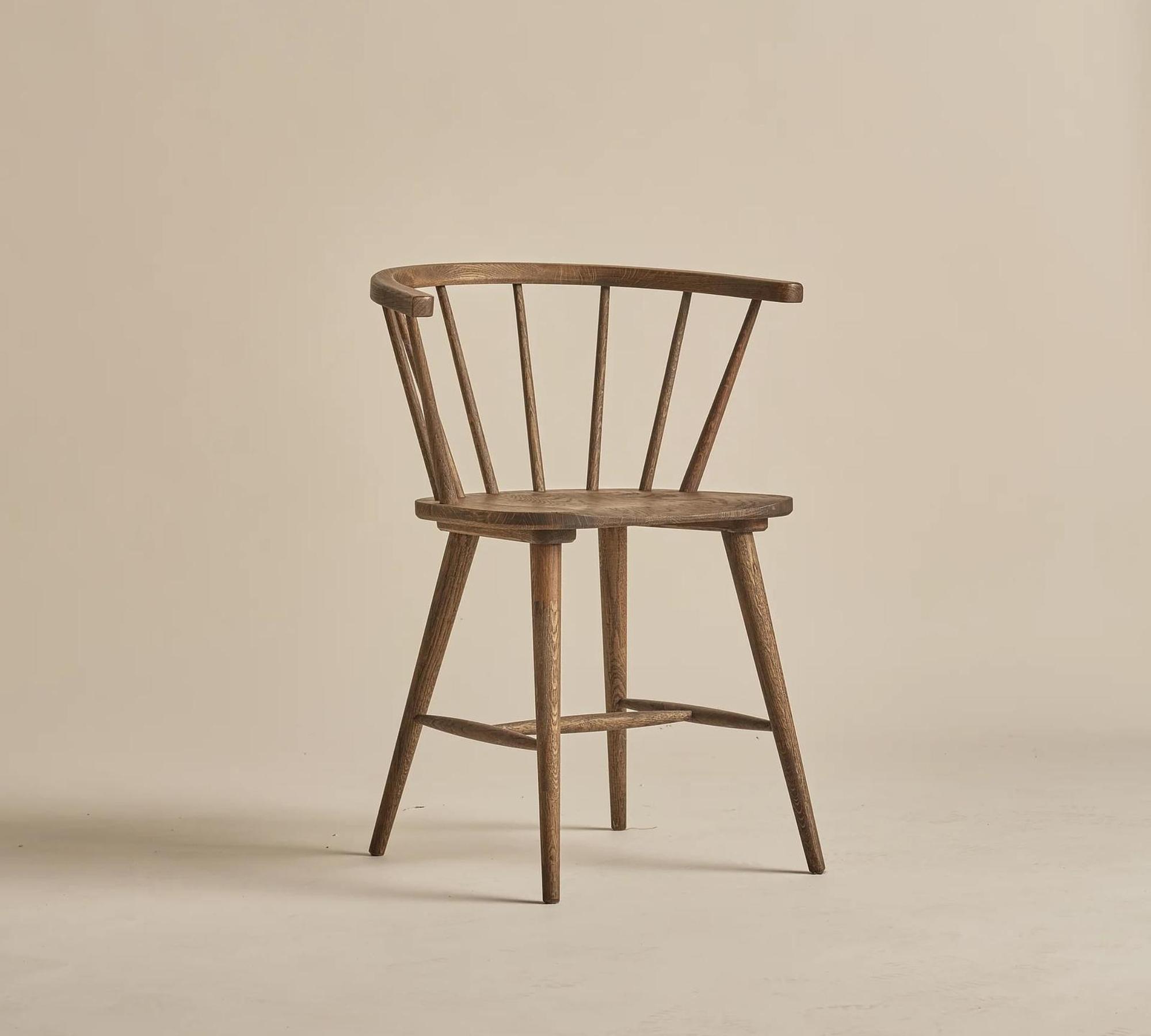 2x Swallow Chair Set Smoked Oak 2