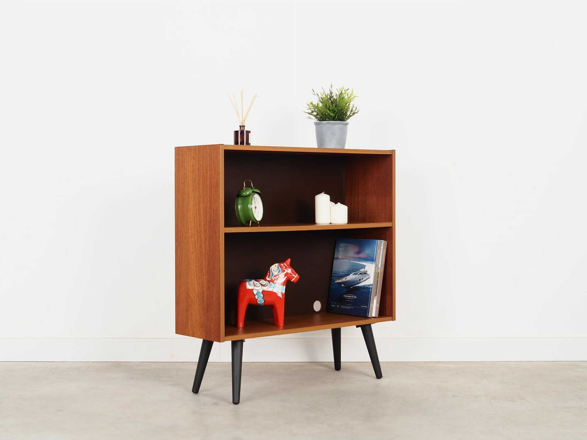 Bookshelf Teak Brown 1970s 3