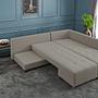 Manama Corner Sofa Bed Right - Cream 2