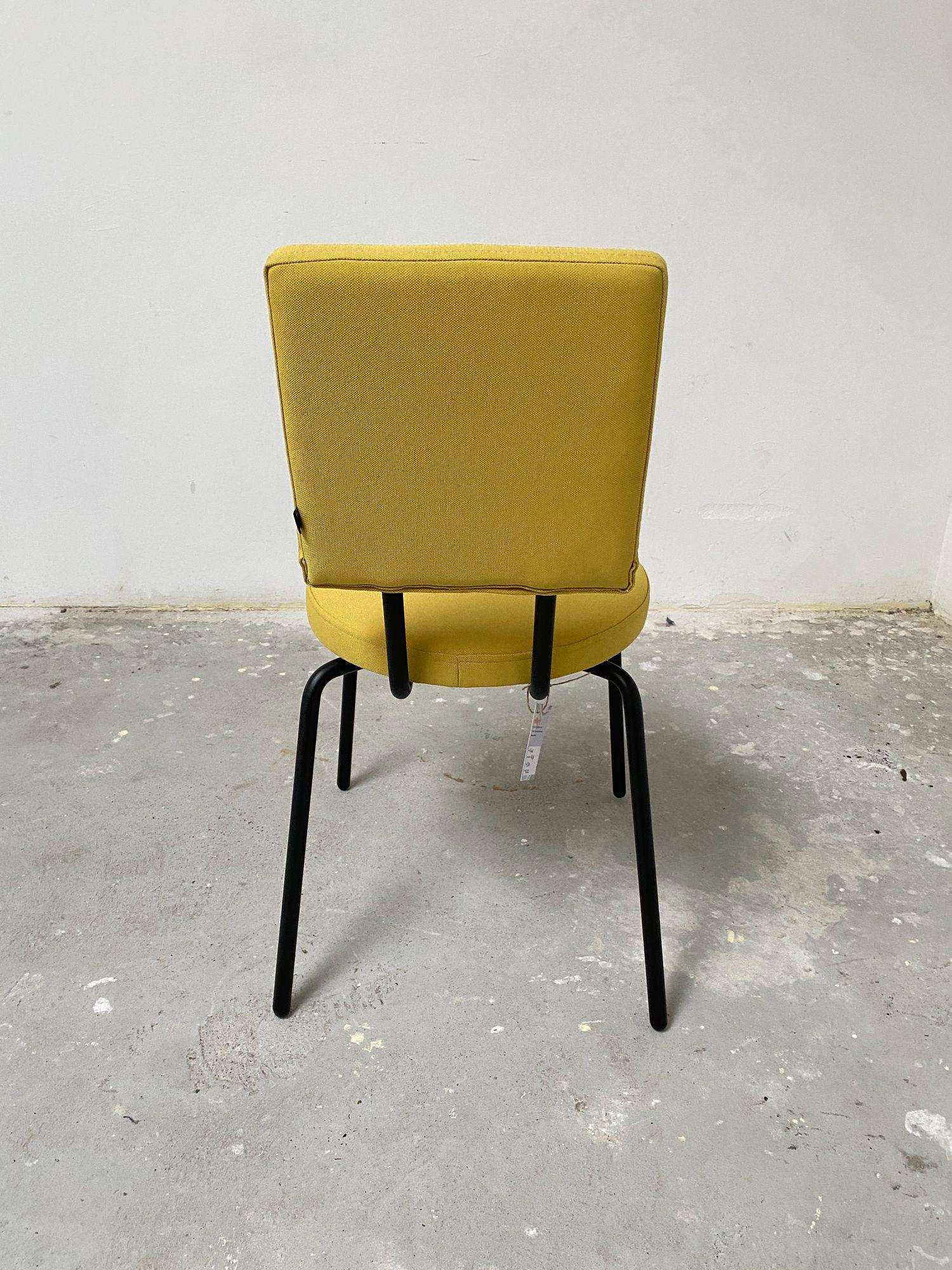 2/1 Dining chair yellow 2