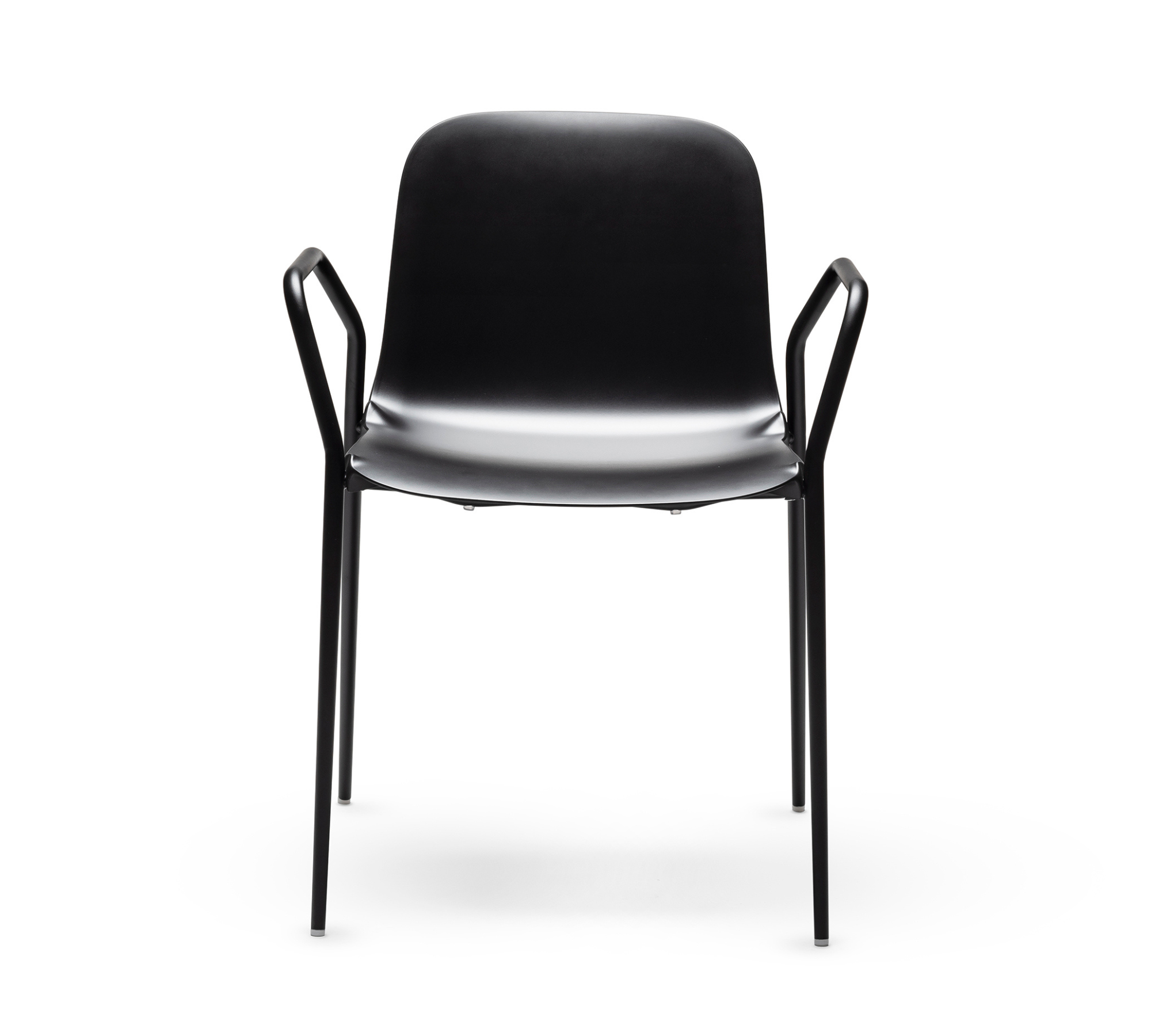 Dogo P Sedia con braccioli Plastica Metallo Nero 0