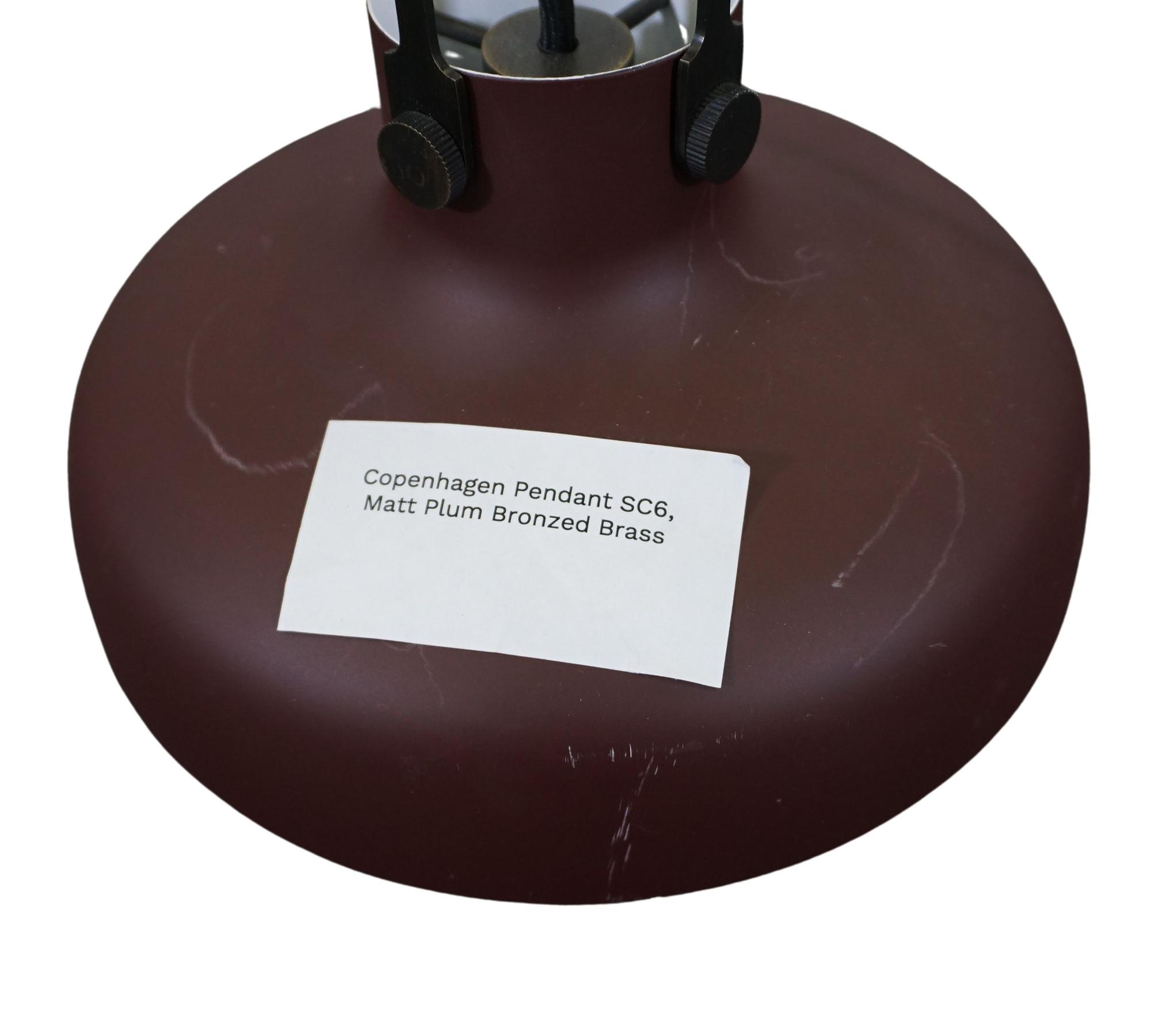 Copenhagen SC6 Pendant Lamp Plum Colored 5