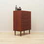 Vintage chest of drawers Teak wood Brown 1970s 4