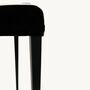 King Chair Stuhl Textil Metall Schwarz Gemustert 3