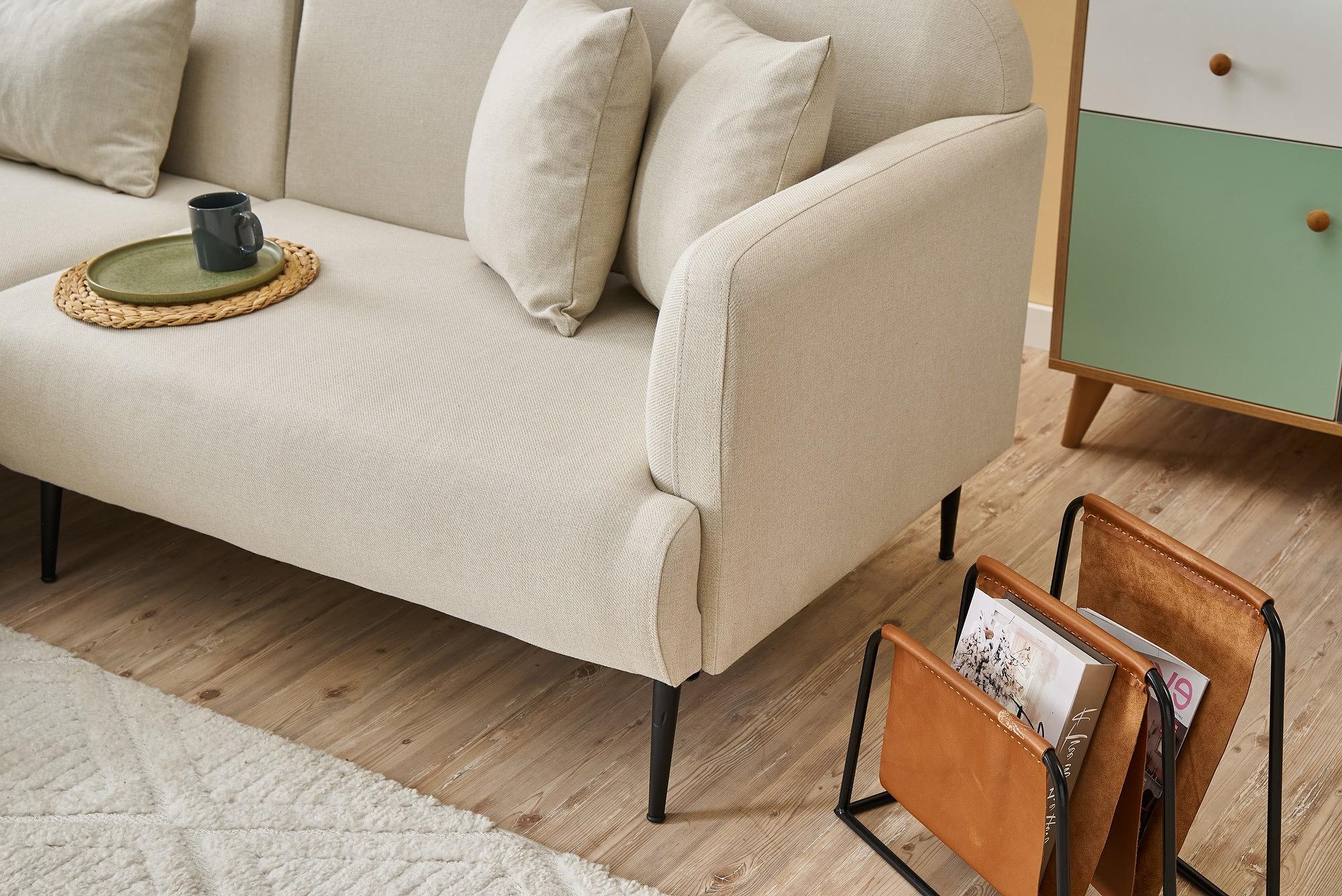 Revos Sofa Récamiere Links Creme 2