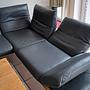 Ecksofa Leder Anthrazit 6