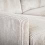 Sofa 3-Sitzer Chaiselongue Links Rechts Creme 4