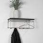 Wandgarderobe Rex Metall Nickel 3
