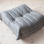 Togo Lounge Set 3-pc. Madras Leather Ash Grey 8