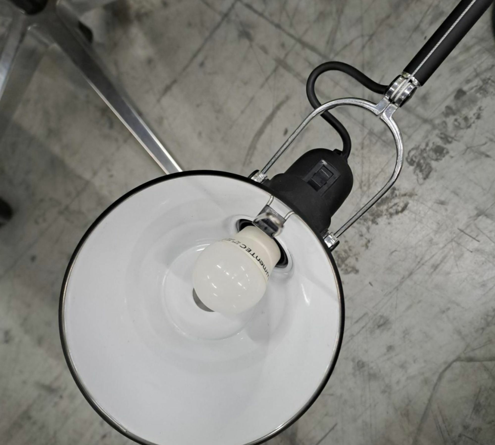 Tolomeo Tavolo Tischleuchte Schwarz Mit Tischfuß Ø 23cm 7