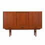 Vintage Sideboard Teak Brown 1960s 0