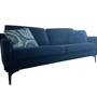 Astha 2-Sitzer Sofa Samt Dunkelblau  1