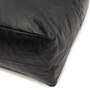 Hocker Leder Schwarz 1