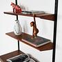 Modular teak shelving unit 1960s 9