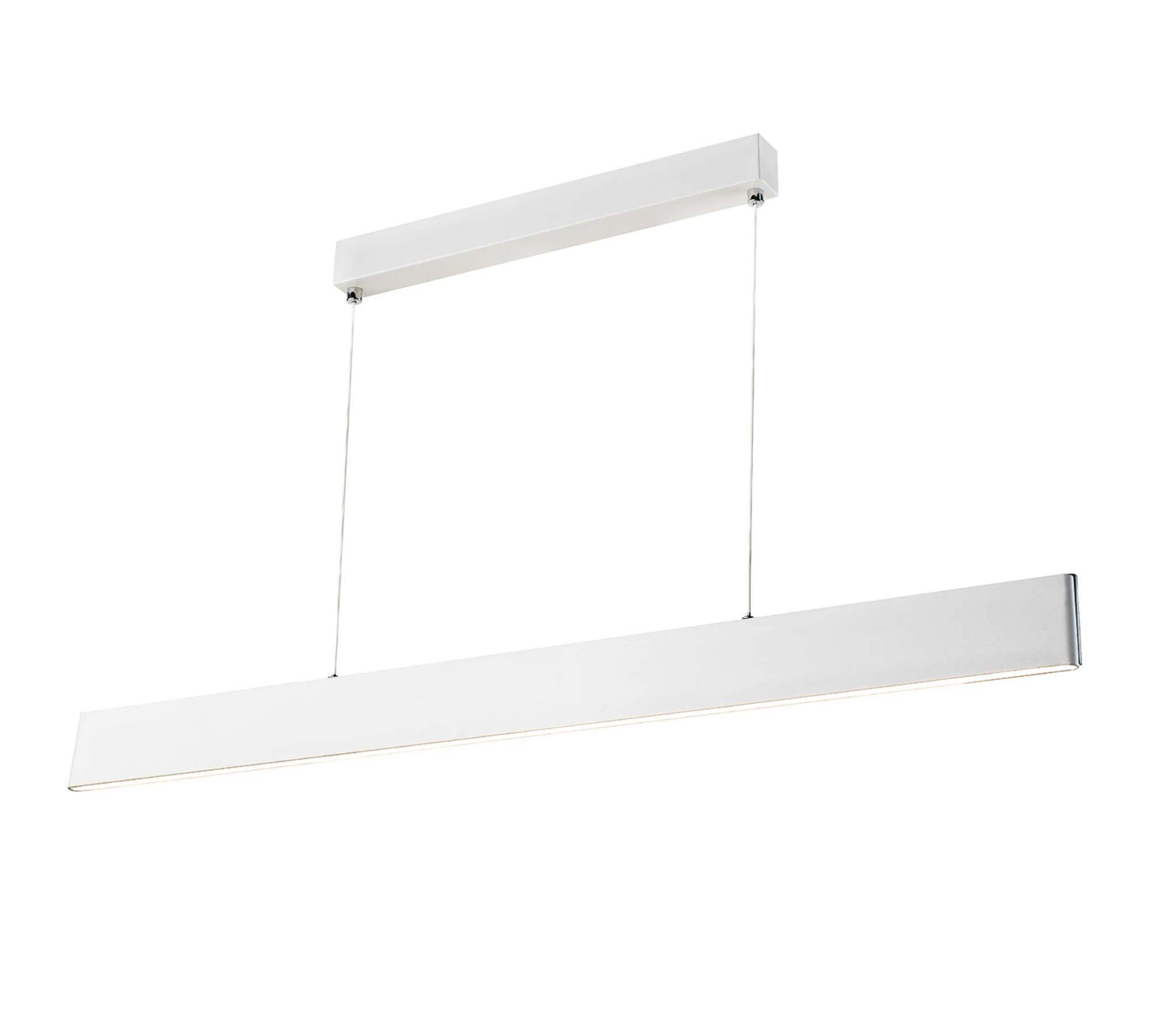 LED Pendelleuchte Sileas II 1-flammig Weiß 0