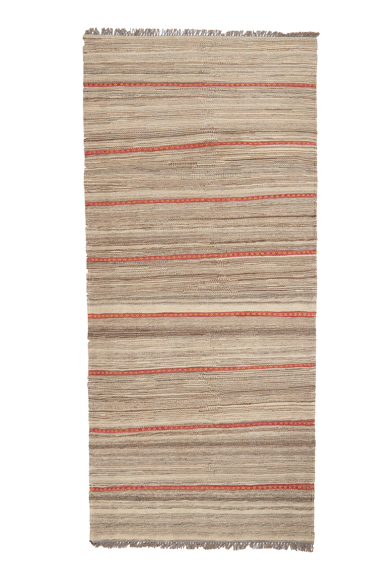 Kilim Gashgai Teppich Hellbraun 0