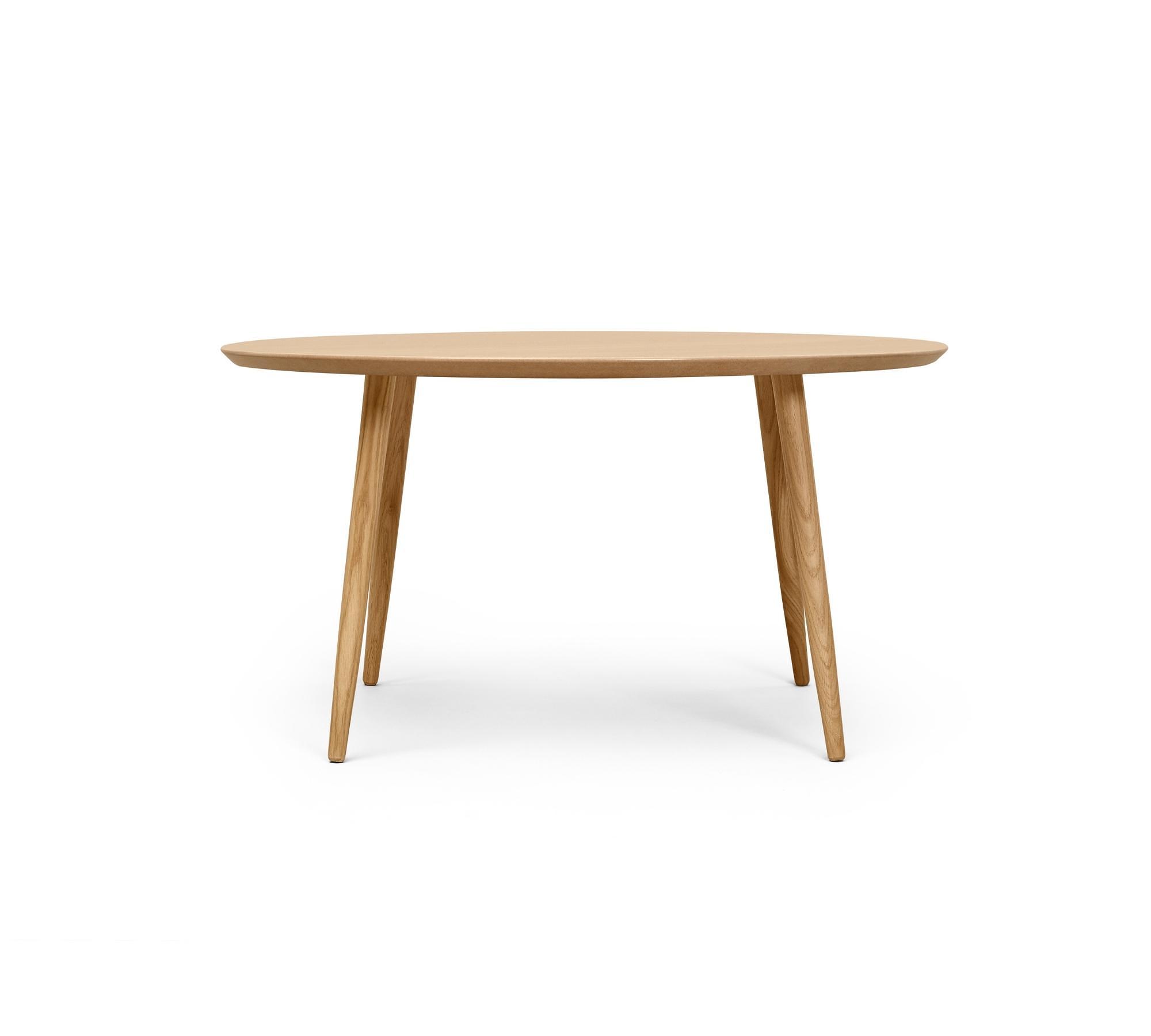 Hubert Coffee Table Wood Oak Ø 90cm 1
