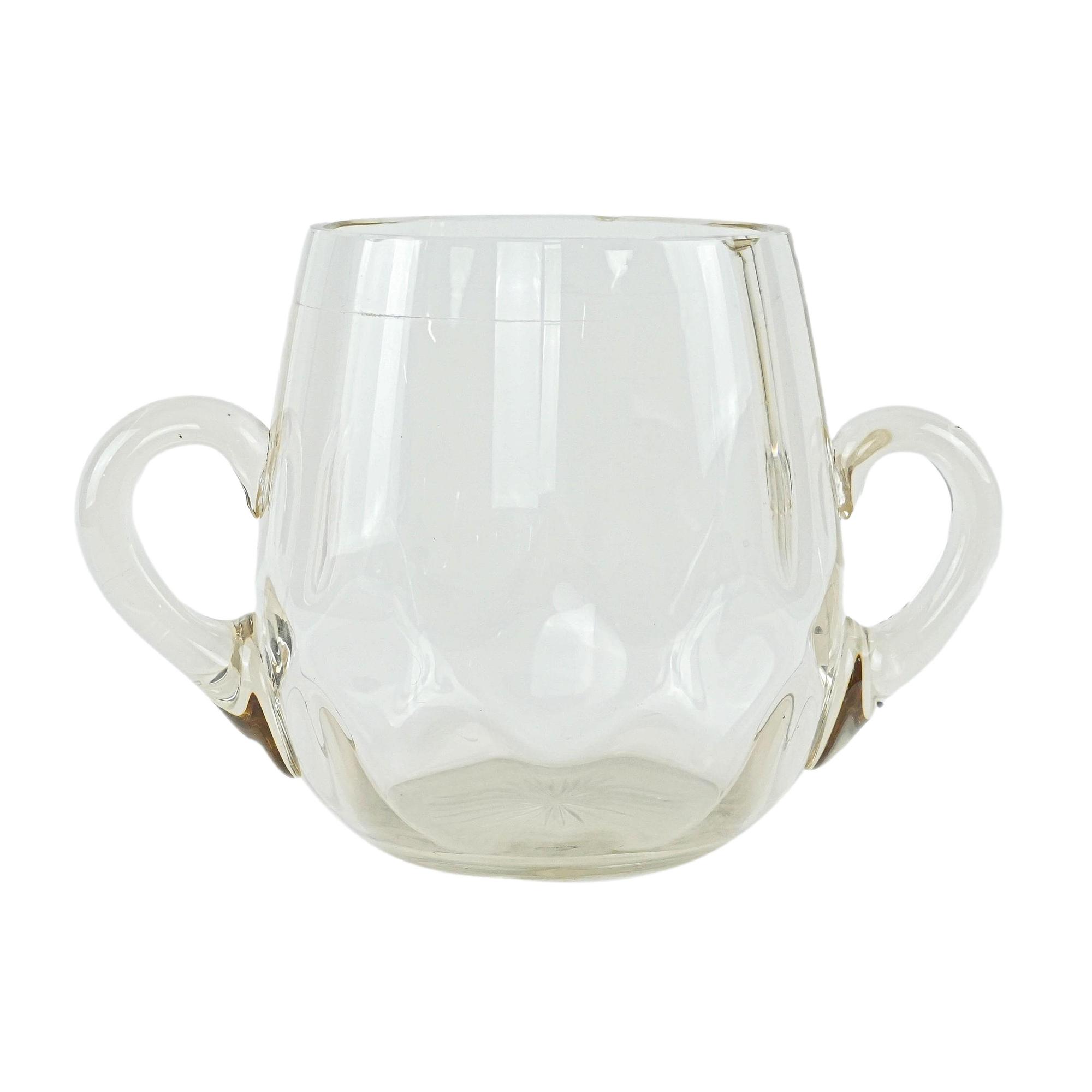 Glaseiskübel Transparent 1970er Jahre 0