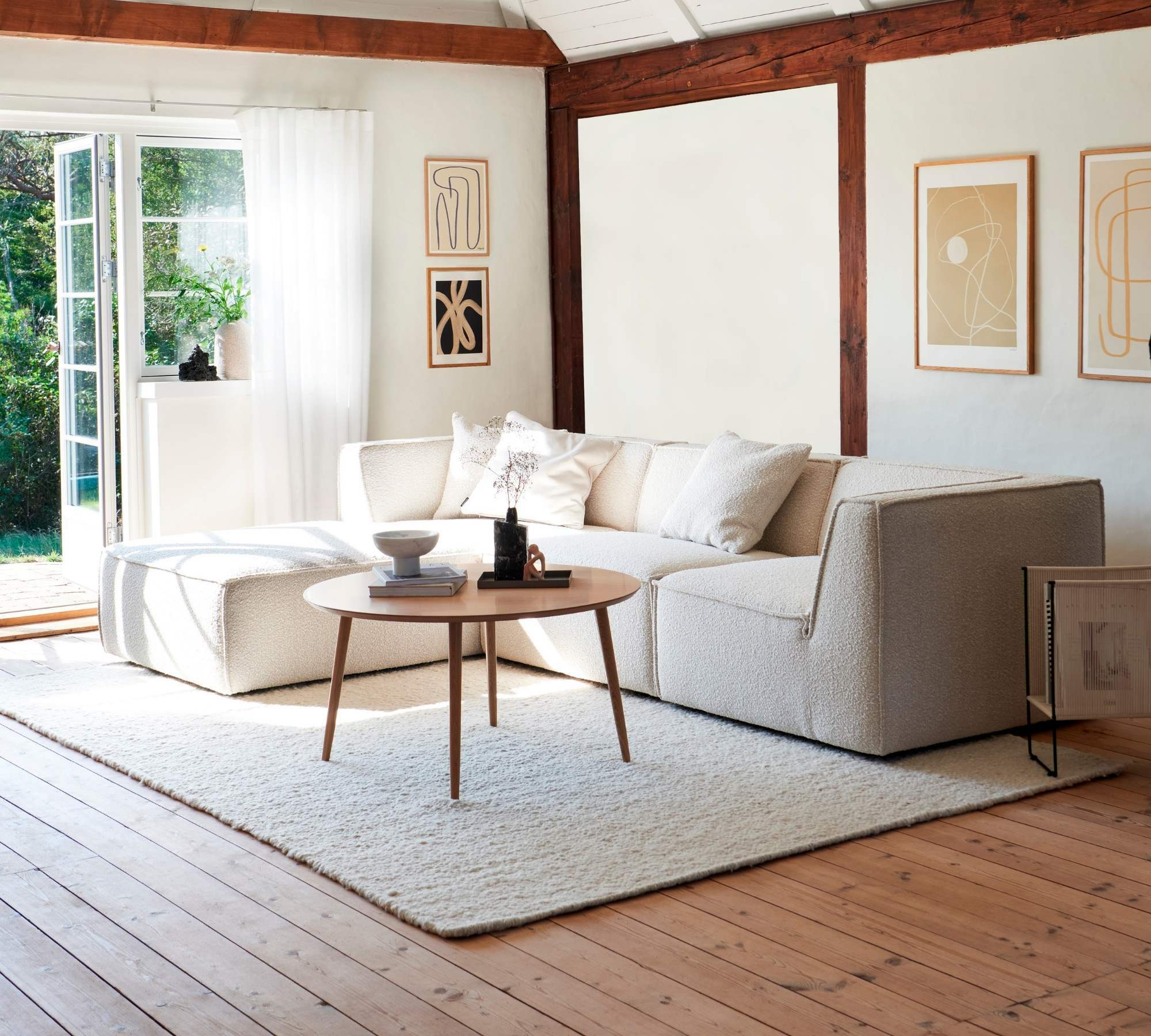 Dane 1-Sitzer Récamiere Links Velour Matt Amber 6