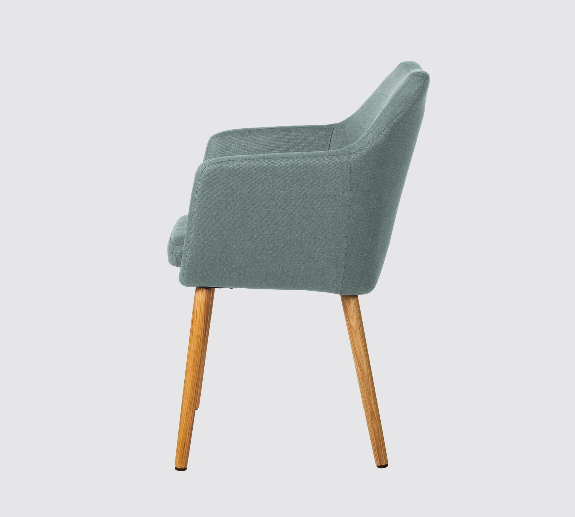 Armchair NICHOLAS Fabric: Mintgrey Single chair 3