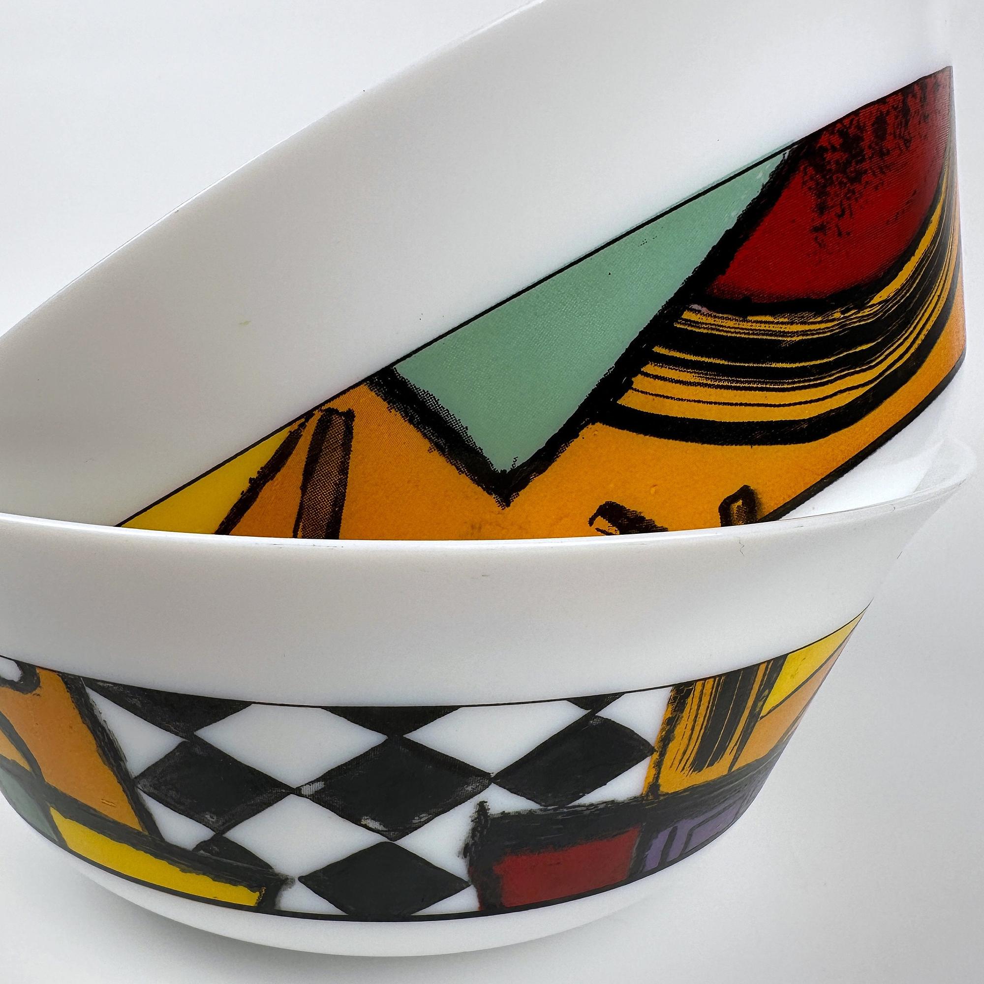 2x Obstschale Milchglas 1980er Jahre 4