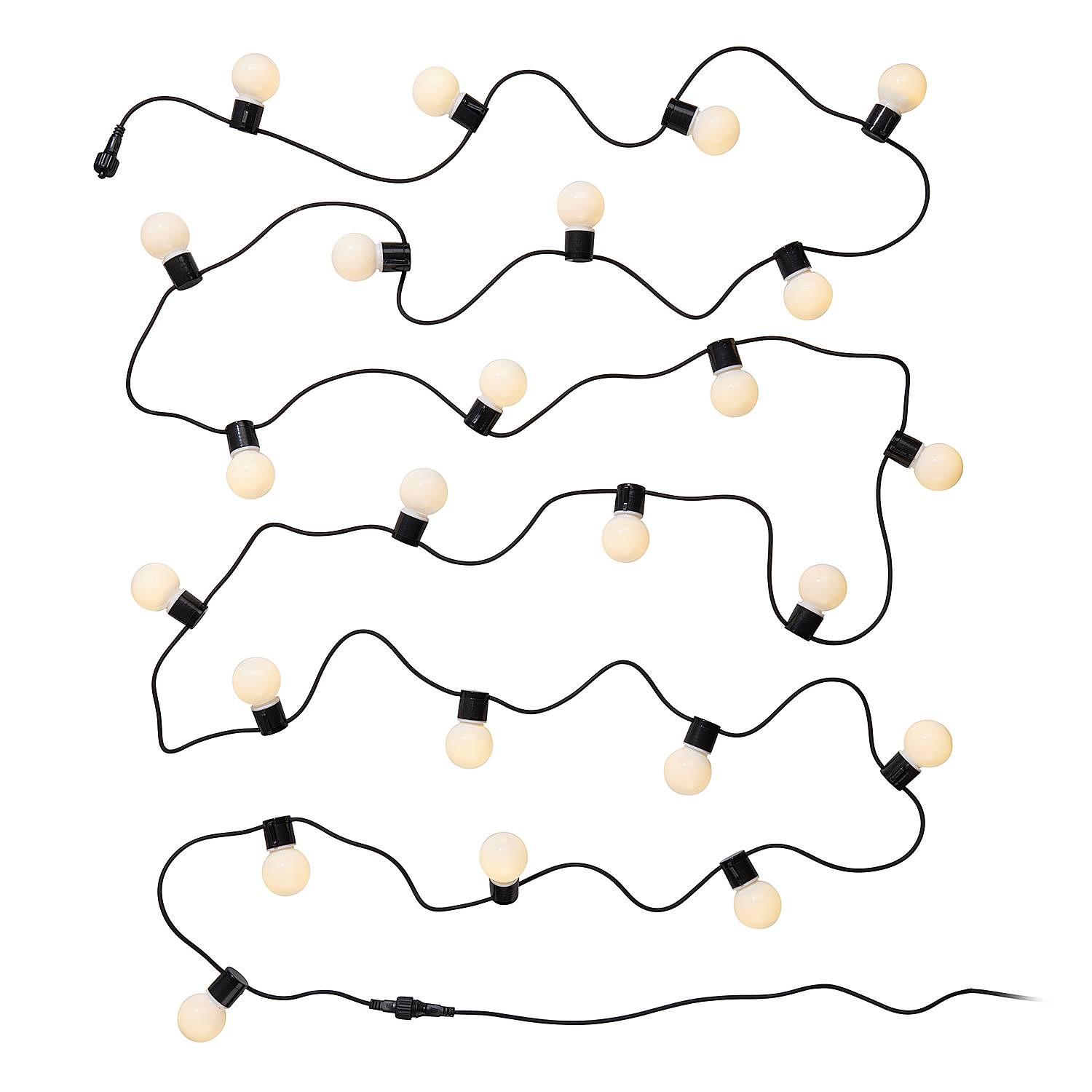 Outdoor-Lichterkette SUNSET Kupfer / Polyester Schwarz 1