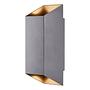 Wandleuchte Nico Square Grau 0