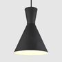 1-Light Pendant Light Aluminum Black 0