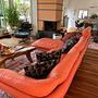 Corallao Ecksofa Leder Orange 2