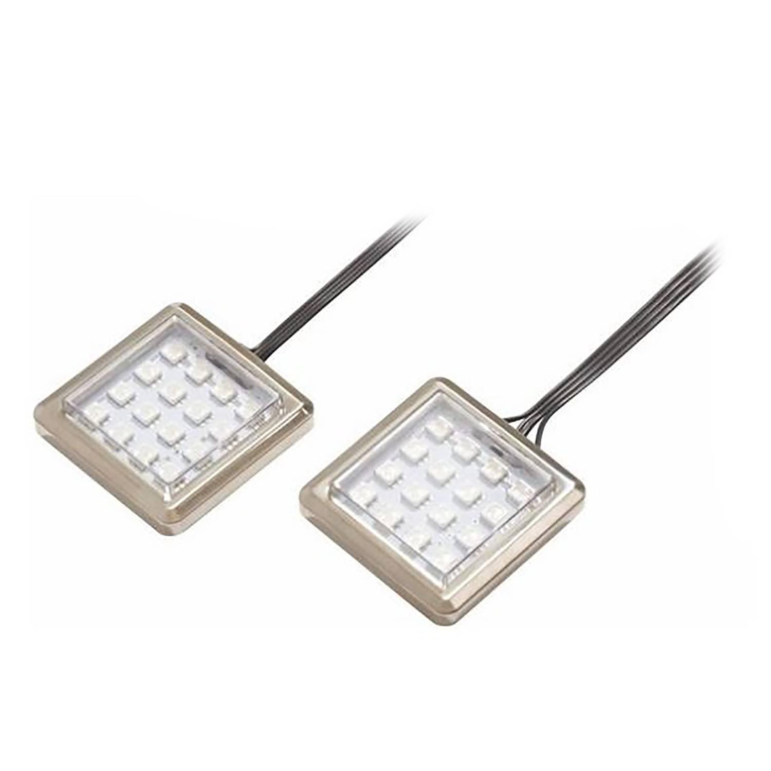 LED-Spot Adschman (2er-Set) Silber 0
