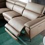 Chaise Relax-Sofa Links Leder Braun 4