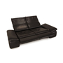 Evento Sofa 2-Sitzer Leder Grau Relaxfunktion 2