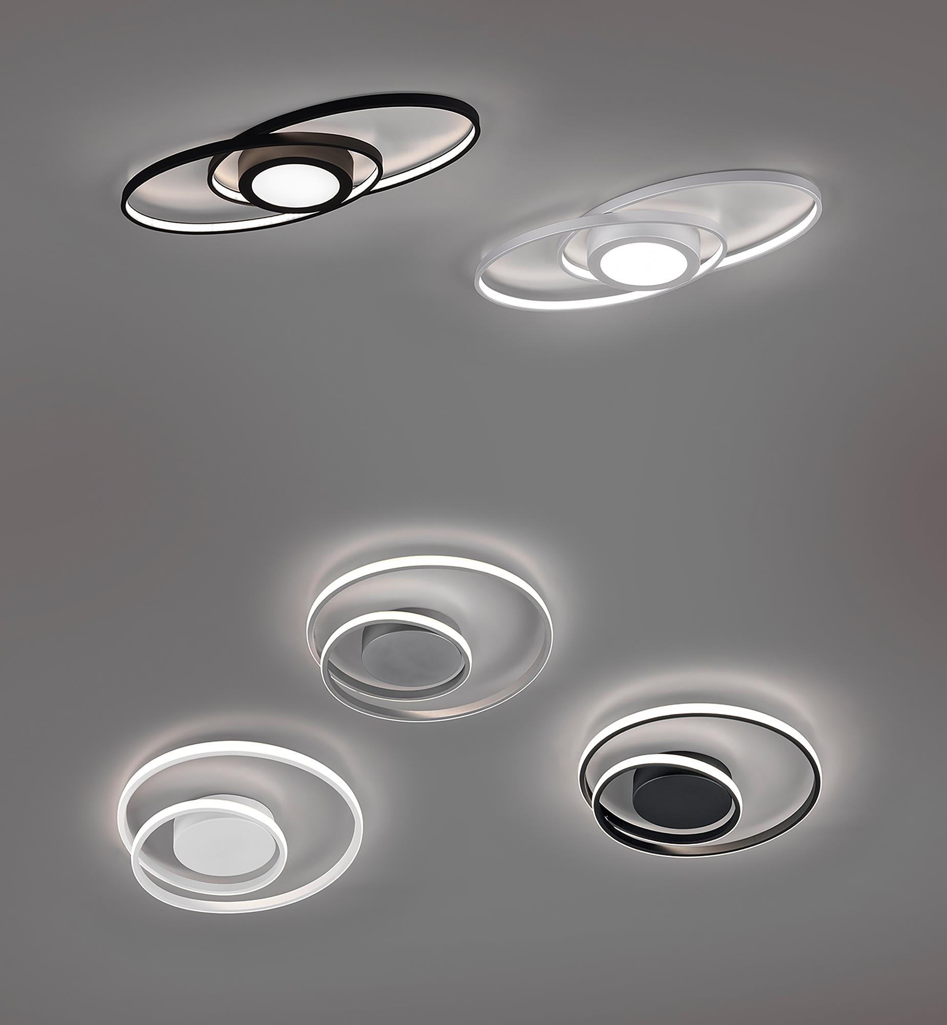LED-Deckenleuchte Zibal Weiß 2